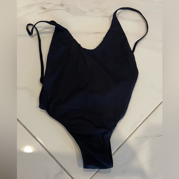 THE SALTY BIKINI LOW BACK ONE PIECE - Picture 1 of 4